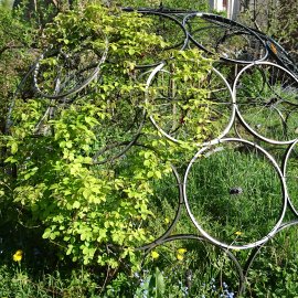 Communal garden metal work